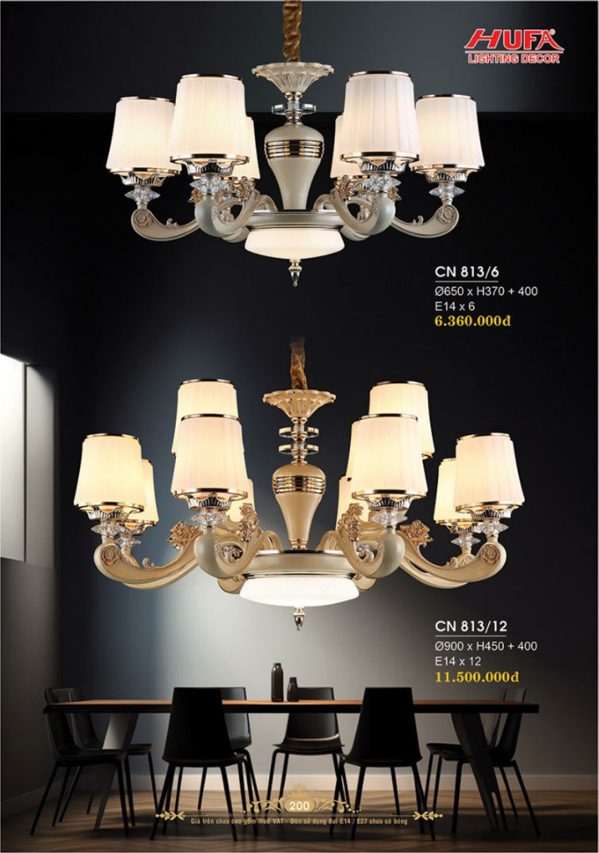 Bảng giá đèn trang trí HUFA